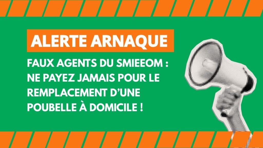 ⚠️ ALERTE ARNAQUE AUX POUBELLES ⚠️