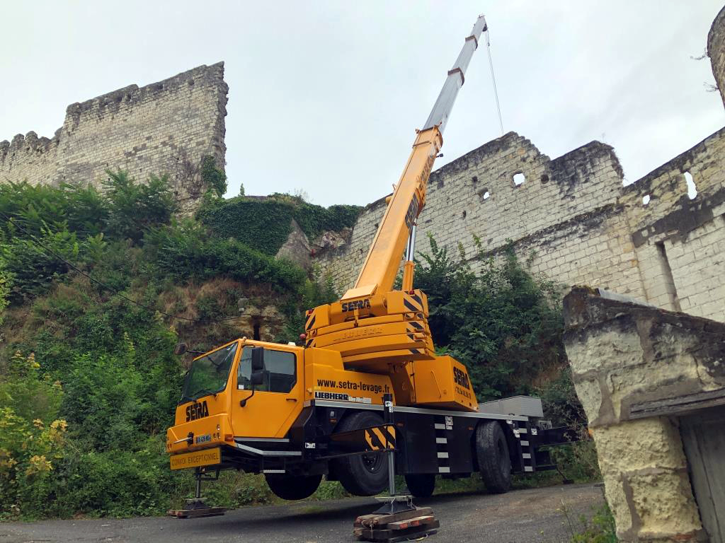 Restauration du donjon de Montrichard