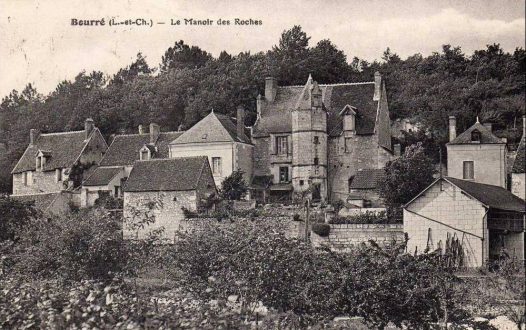 Une carte du manoir des roches de Bourré