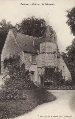 Ancienne photographie de la seigneurie de Bourré