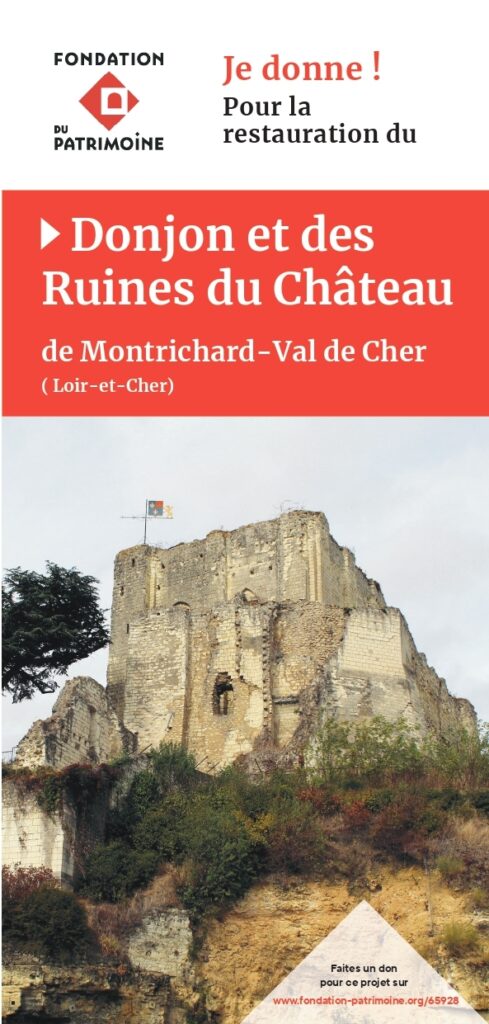 Flyer pour faire un don pour le donjon de Montrichard