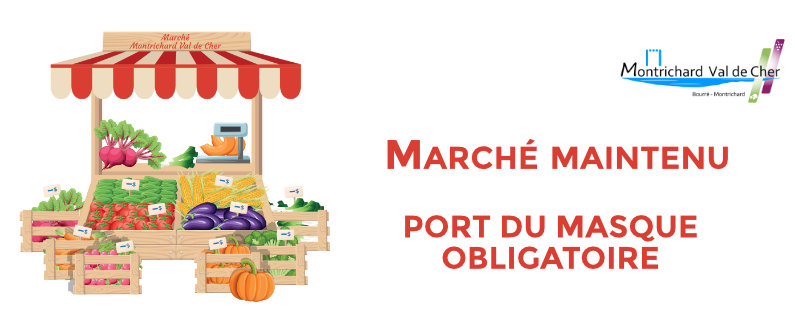 Visuel des marchés maintenus pendant la période de covid-19