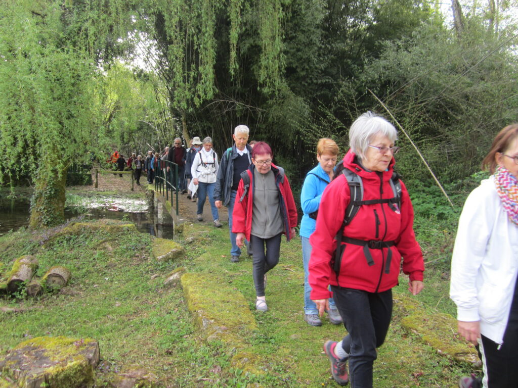 Photo des randonneurs de l'association de Montrichard