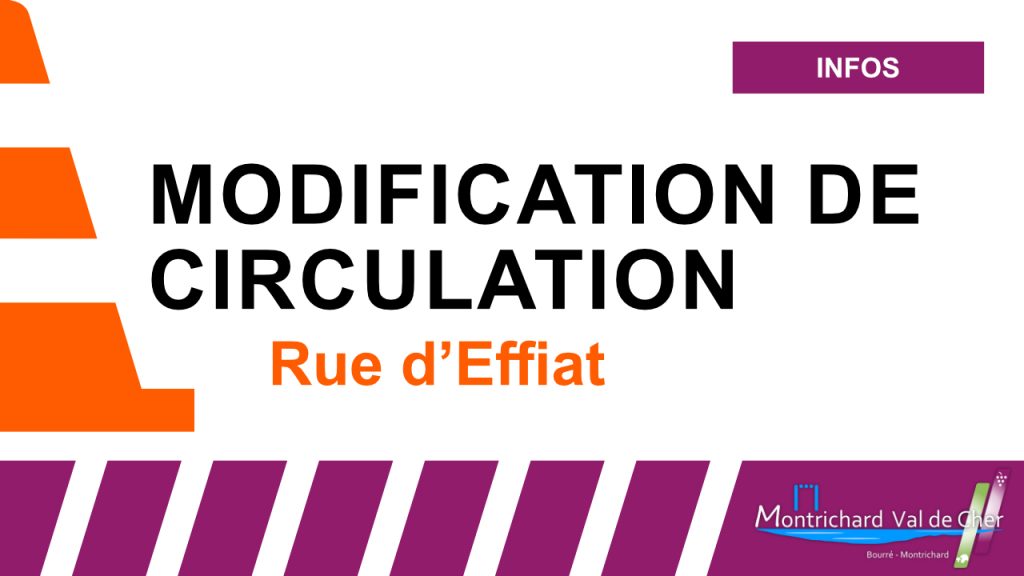 MODIFICATION DE CIRCULATION